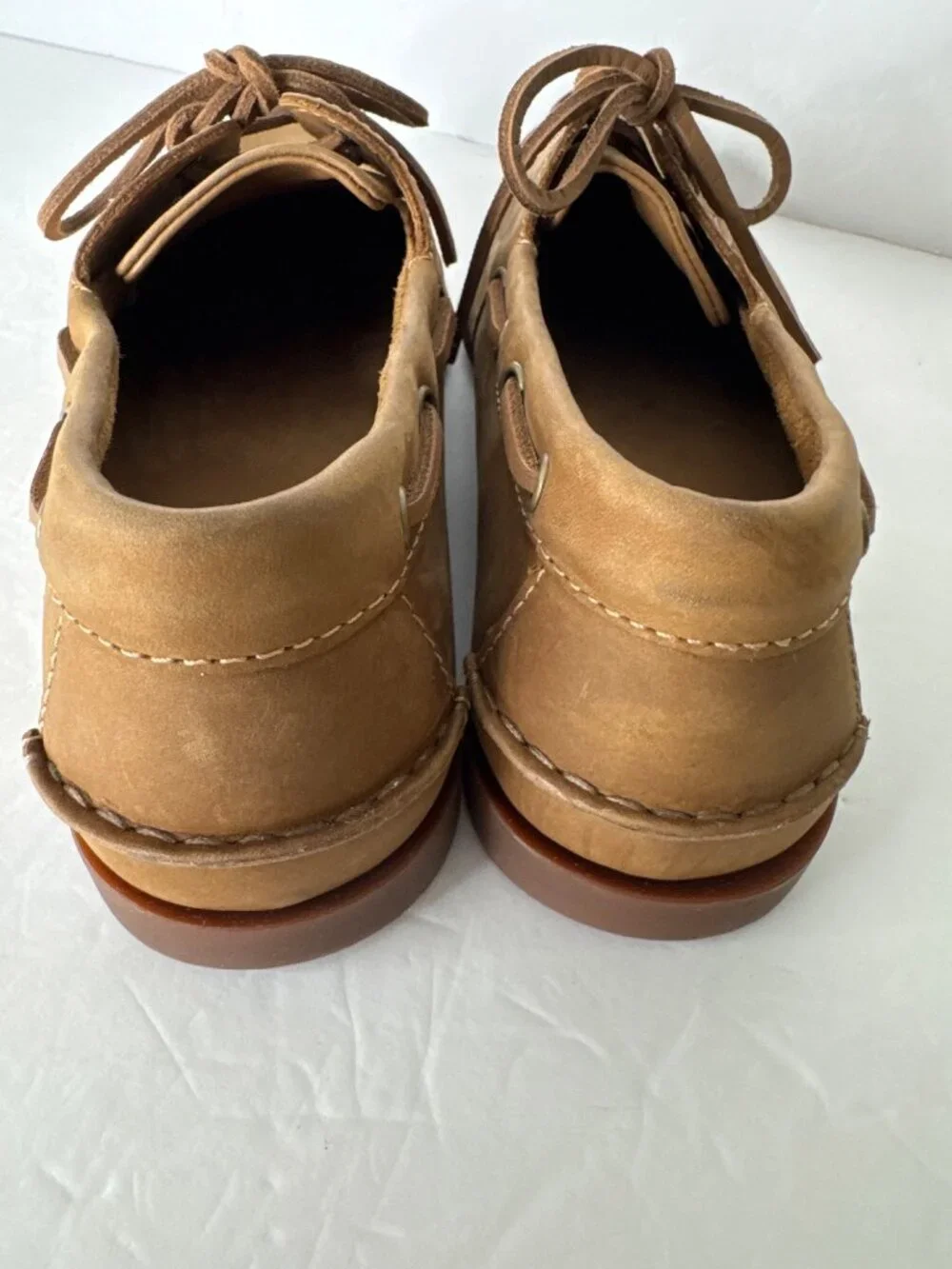 J Crew Men's Leather Sail Boatshoe Boat Shoe New Size 8 CS464